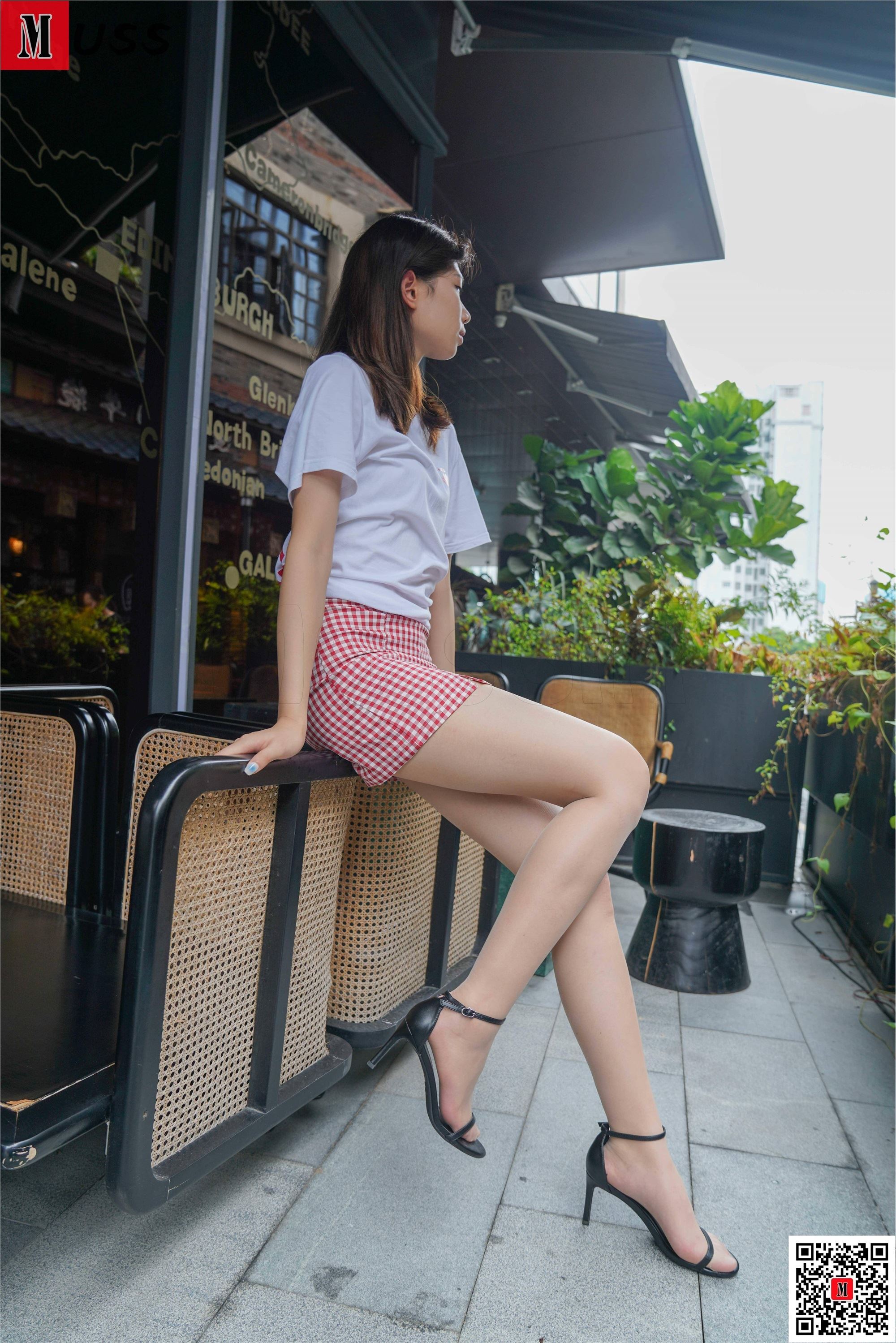 MussGirl慕丝女郎  NO.191 粉色格子短裙